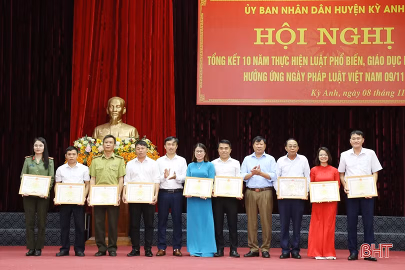 Huyện Kỳ Anh đa dạng hình thức phổ biến, giáo dục pháp luật cho người dân