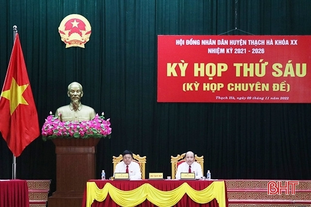 HĐND huyện Thạch Hà thông qua các nghị quyết về chính sách đầu tư