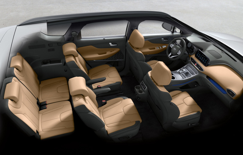 Hyundai Santa Fe Hybrid 2023 êm ái hơn, sang trọng hơn, chốt giá từ 40.725 USD