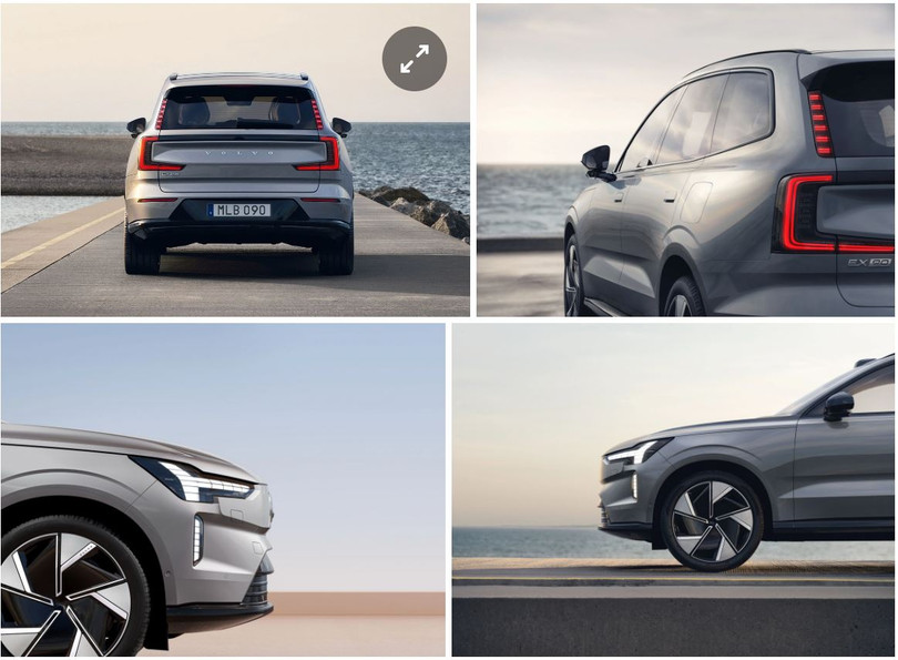 Xe điện 7 chỗ Volvo EX90 2024 ra mắt với công nghệ tự lái cấp độ 3