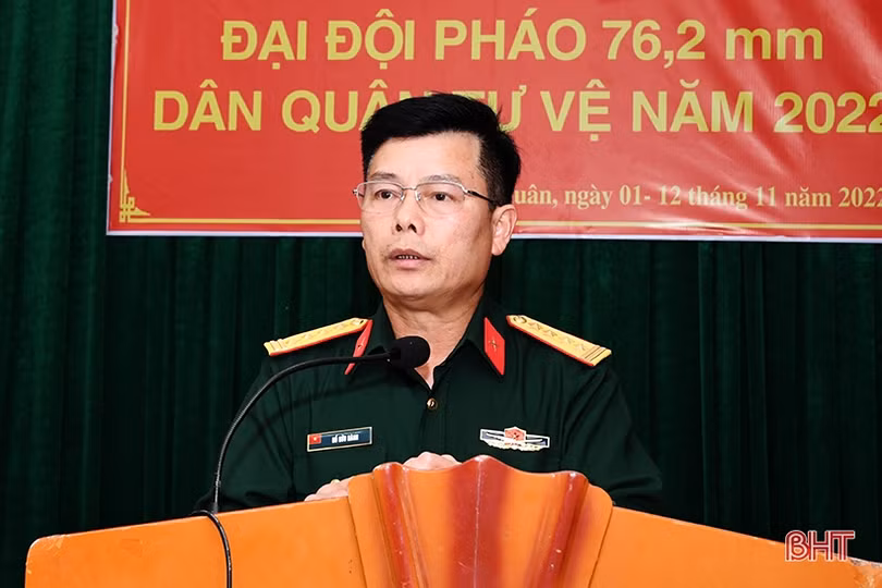 Hoàn thành huấn luyện Đại đội Pháo binh 76,2mm huyện Nghi Xuân