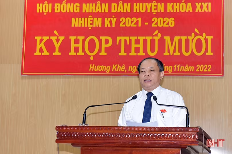 HĐND huyện Hương Khê có chủ tịch mới
