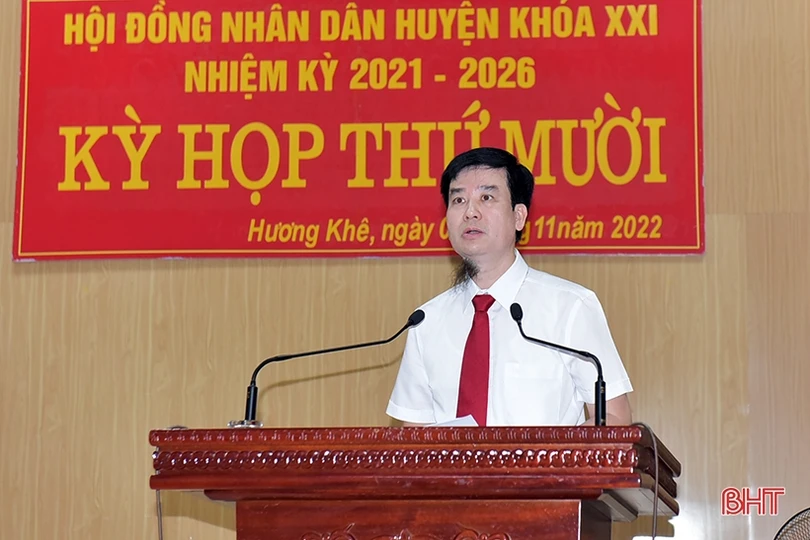 HĐND huyện Hương Khê có chủ tịch mới