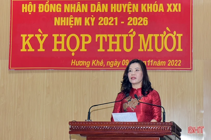 HĐND huyện Hương Khê có chủ tịch mới