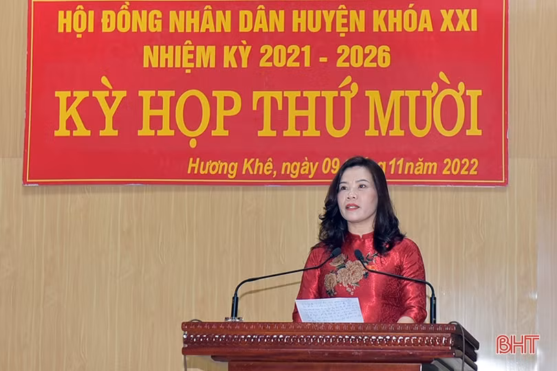 HĐND huyện Hương Khê có chủ tịch mới