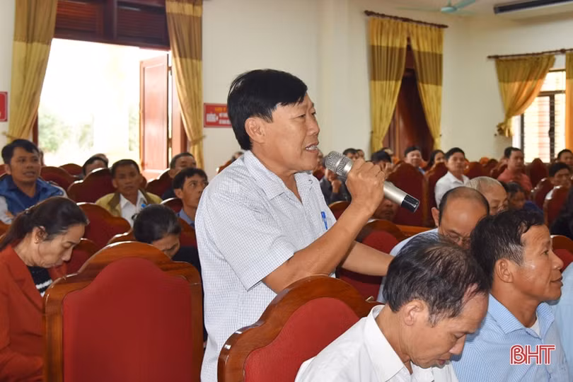 Lãnh đạo huyện Lộc Hà đối thoại với gần 200 cán bộ thôn, tổ dân phố