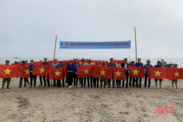 Tuổi trẻ Lộc Hà, Nghi Xuân hưởng ứng chương trình tình nguyện 