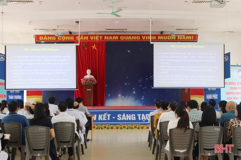Cán bộ y tế cơ sở ở Hà Tĩnh được hướng dẫn chẩn đoán, điều trị nhiều dịch bệnh nguy hiểm