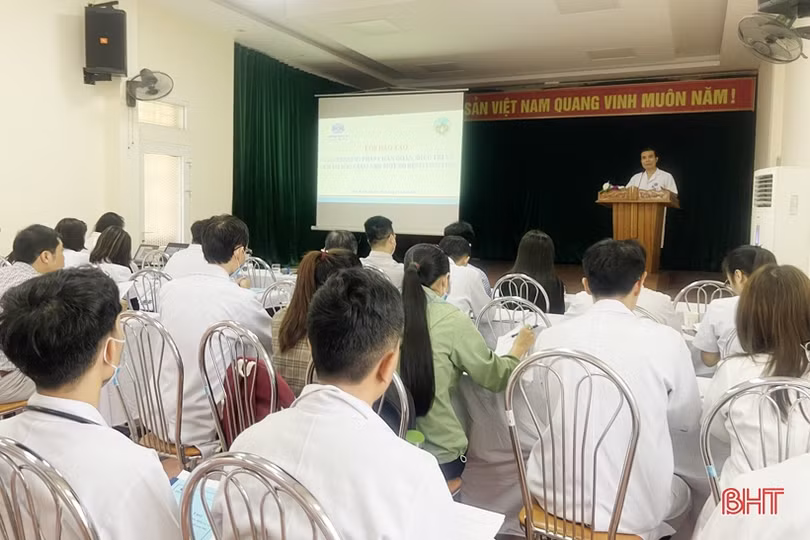 40 bác sỹ Hà Tĩnh được hướng dẫn chẩn đoán, điều trị giảm nhẹ một số bệnh ung thư
