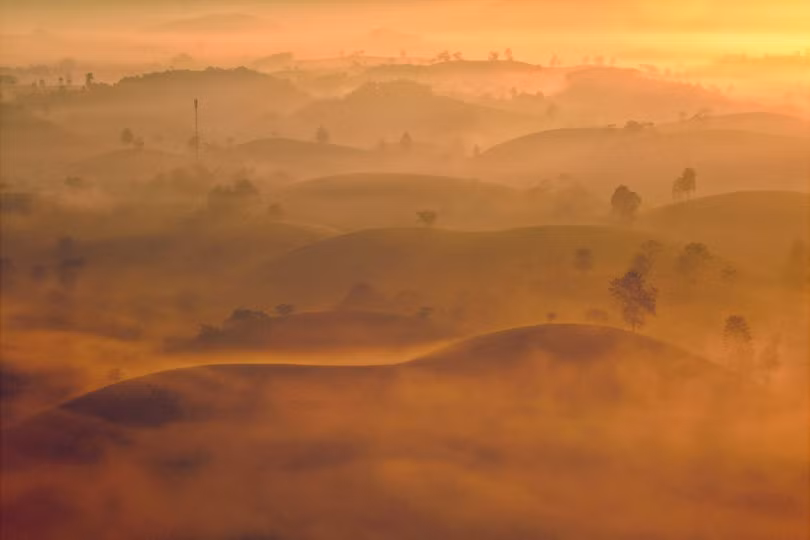 Lạc bước chốn tiên cảnh tuyệt đẹp tại đồi chè Long Cốc