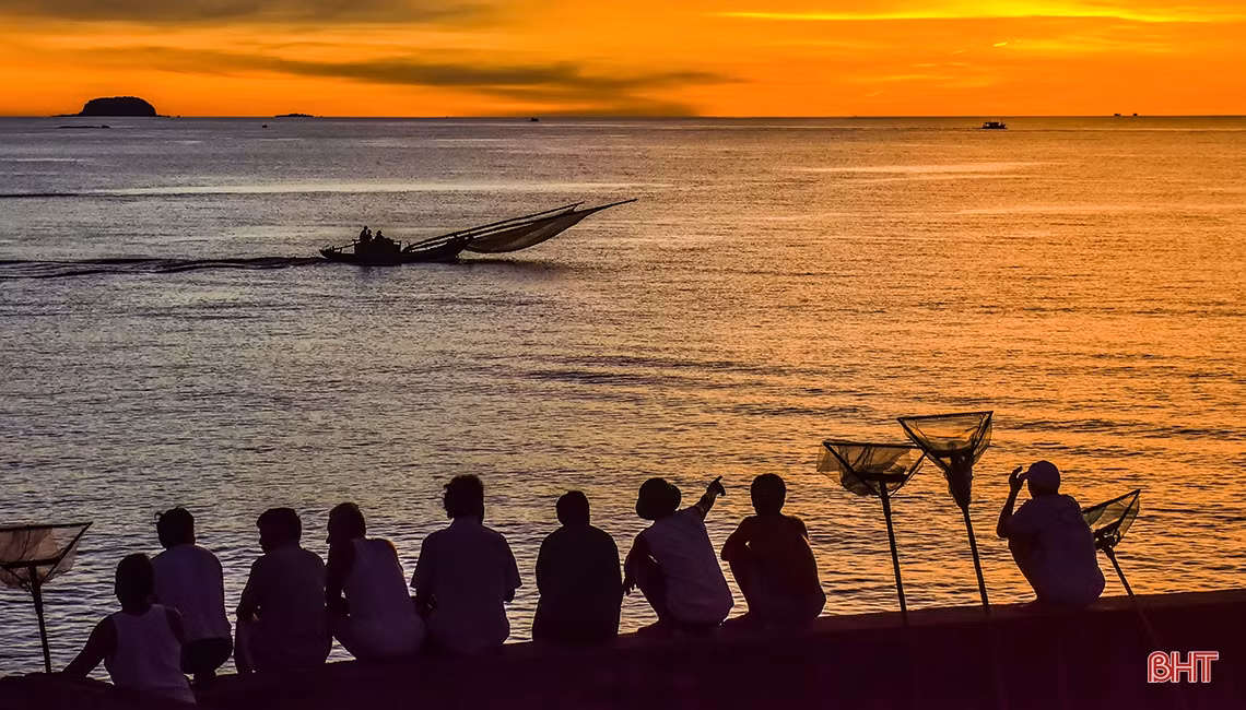 Ruốc biển, mùa “lộc” của ngư dân Cửa Nhượng