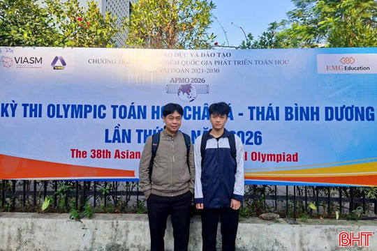 Nam sinh Hà Tĩnh lọt top điểm cao nhất Việt Nam tại Olympic Toán học châu Á – Thái Bình Dương