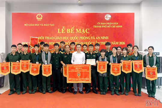 Hà Tĩnh giành giải nhất Hội thao Giáo dục quốc phòng và an ninh học sinh THPT toàn quốc