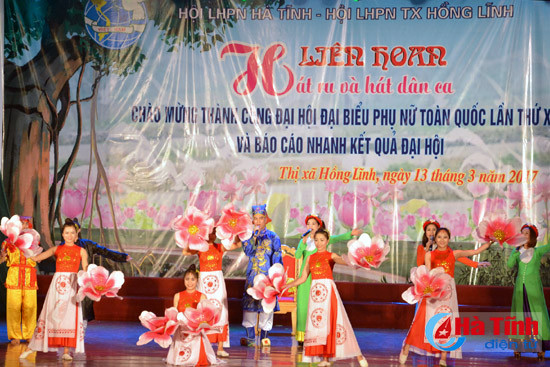 lien hoan hat ru va hat dan ca mung thanh cong dai hoi phu nu toan quoc