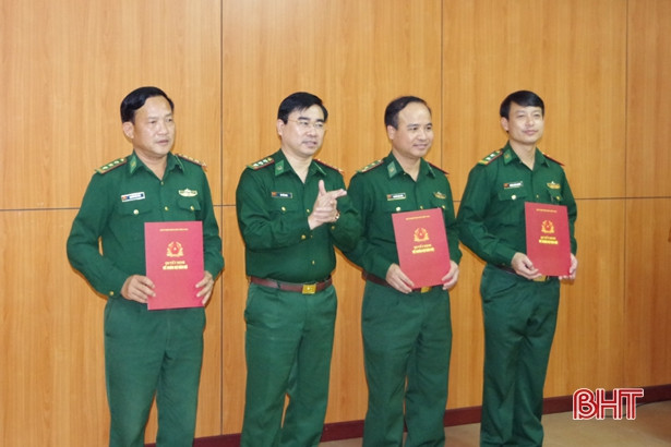 40 cán bộ BĐBP Hà Tĩnh được điều động, bổ nhiệm chức vụ mới