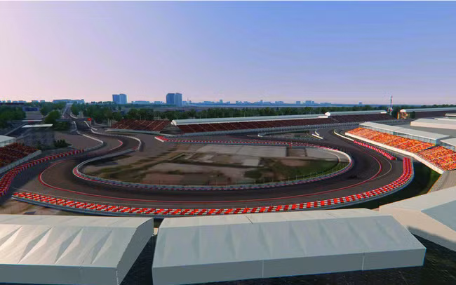 Phối cảnh 3D đường đua công thức 1 Việt Nam - Grand Prix