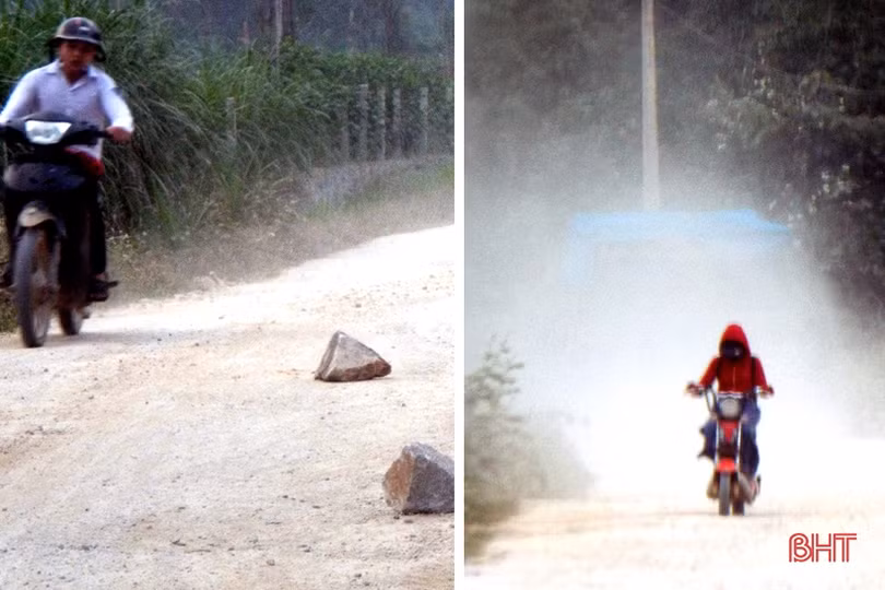 Hàng quán đóng cửa, học sinh đến trường bằng đường tắt vì xe chở... đá!