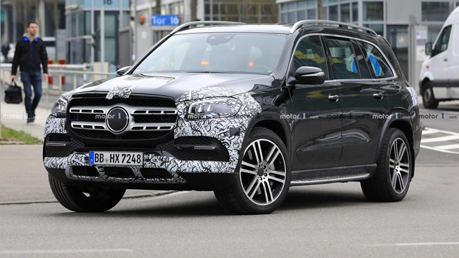 Mercedes-Benz GLS-Class 2020 mới lộ ảnh thực tế trước ngày ra mắt