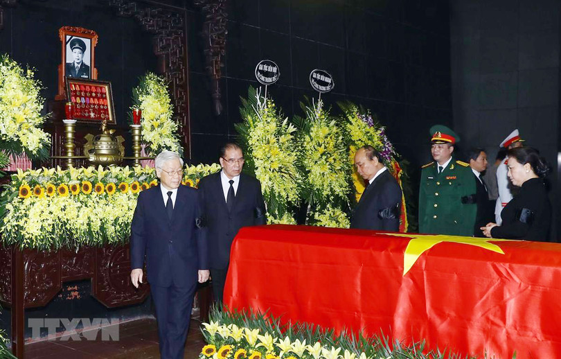 Lãnh đạo Đảng, Nhà nước dâng hương viếng Trung tướng Đồng Sỹ Nguyên ảnh 2 Lãnh đạo Đảng, Nhà nước dâng hương viếng Trung tướng Đồng Sỹ Nguyên