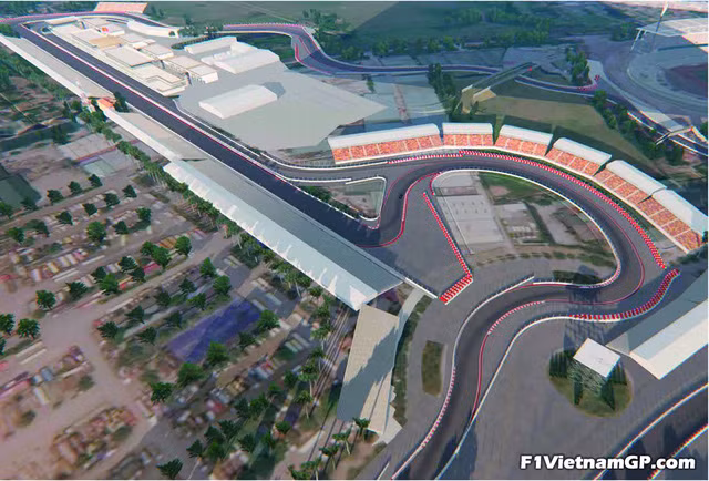Phối cảnh 3D đường đua công thức 1 Việt Nam - Grand Prix