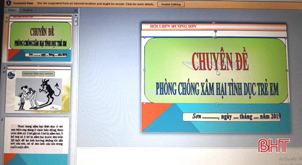 Phụ nữ miền núi Hà Tĩnh giúp trẻ em tránh xa nguy cơ bị xâm hại