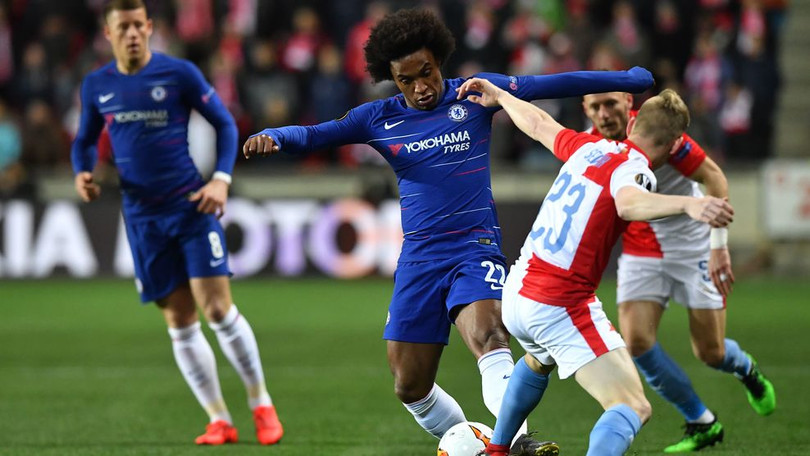 Chelsea thắng lợi tối thiểu Arsenal hạ Napoli 2 bàn không gỡ, Chelsea nhọc nhằn đánh bại Slavia