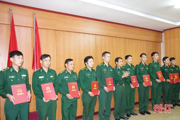 40 cán bộ BĐBP Hà Tĩnh được điều động, bổ nhiệm chức vụ mới
