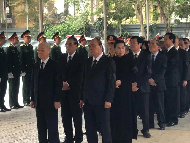 Lãnh đạo Đảng, Nhà nước dâng hương viếng Trung tướng Đồng Sỹ Nguyên