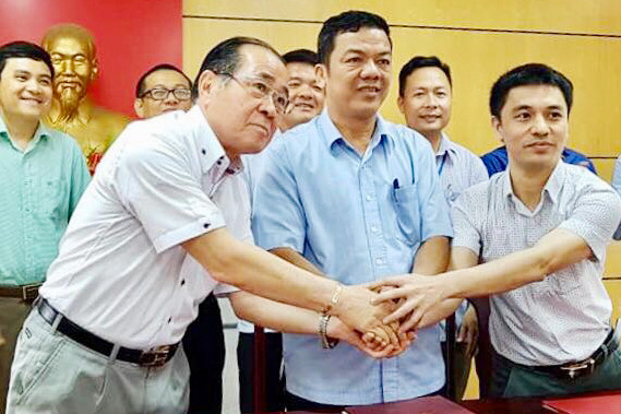 Thạch Hà liên kết với công ty Nhật Bản trồng kiệu, dưa chuột