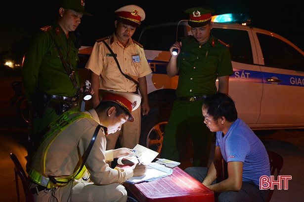 Thị xã Hồng Lĩnh mạnh tay xử lý vi phạm nồng độ cồn