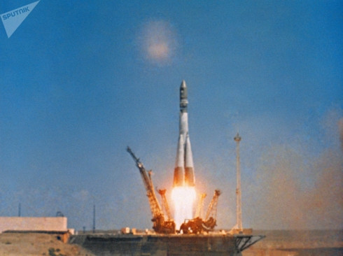 Ảnh tư liệu về nhà du hành Gagarin - người đầu tiên bay vào vũ trụ