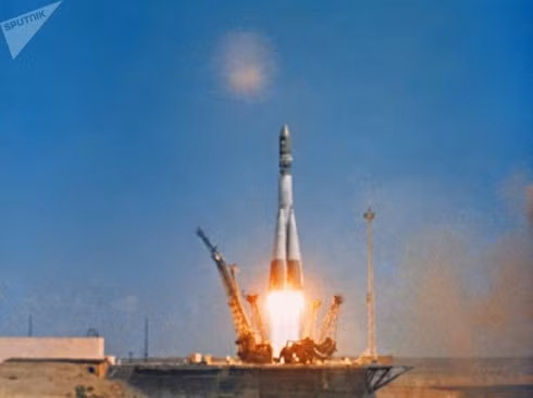 Ảnh tư liệu về nhà du hành Gagarin - người đầu tiên bay vào vũ trụ