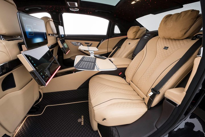 hinh anh sieu sedan brabus mercedes maybach s650 cong suat 900 ma luc