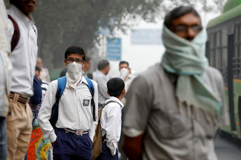 photo khoi mu doc hai bua vay thu do new delhi an do