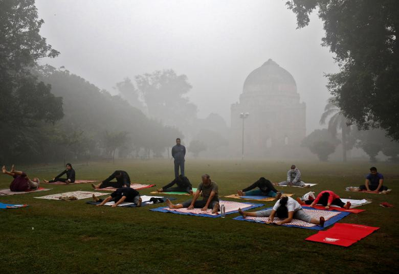 photo khoi mu doc hai bua vay thu do new delhi an do