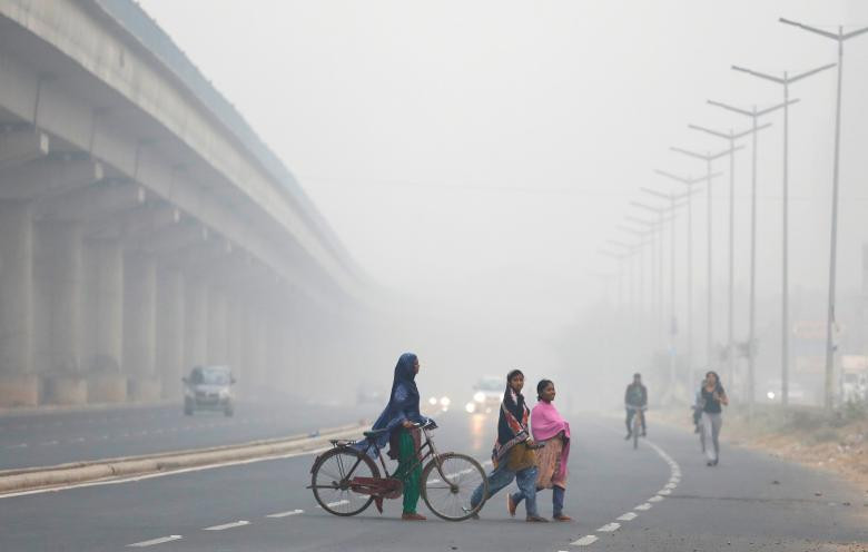 photo khoi mu doc hai bua vay thu do new delhi an do
