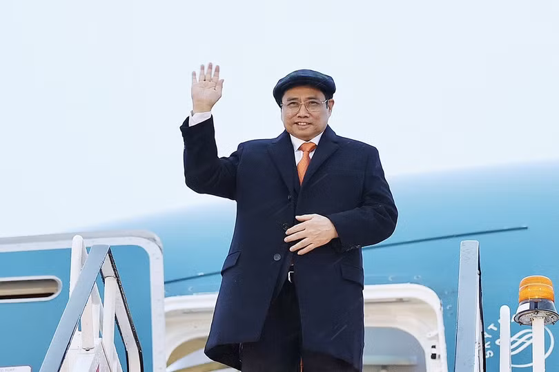 Thủ tướng Phạm Minh Chính bắt đầu chuyến tham dự COP26 và thăm làm việc tại Anh