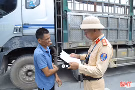 Bảo đảm ATGT dịp Lễ Quốc khánh 2/9 và tháng cao điểm học sinh đến trường ở Hà Tĩnh