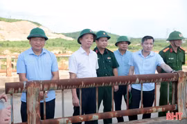Chủ tịch UBND tỉnh Hà Tĩnh: Chủ động bảo đảm an toàn hồ, đập trước mùa mưa lũ