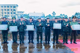 Hà Tĩnh tổ chức thành công diễn tập thực binh xử lý tình huống A2 