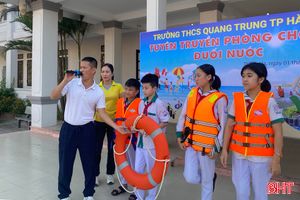 Trang bị kiến thức phòng, chống đuối nước cho học sinh Hà Tĩnh
