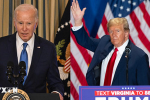 Ông Joe Biden và Donald Trump chiến thắng trong vòng bầu cử sơ bộ tại 4 bang