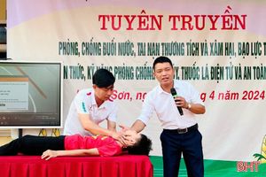  Trang bị kiến thức, kỹ năng phòng tránh tai nạn cho trẻ em Hương Sơn