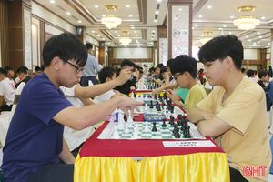 Trao 22 bộ huy chương tại Giải Vô địch cờ vua Hà Tĩnh