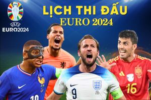 Lịch thi đấu Euro 2024 mới nhất hôm nay ngày 9/7/2024