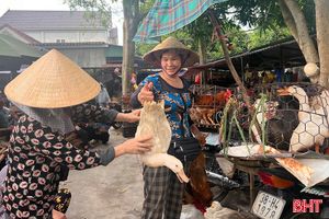 Đi chợ tết Đoan Ngọ ở Hà Tĩnh