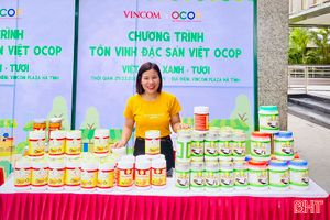 Hà Tĩnh có 30 sản phẩm tham gia “Tôn vinh đặc sản Việt OCOP"