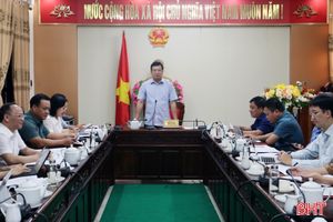 Tập trung hoàn thiện các nội dung phục vụ Kỳ họp thứ 20 của HĐND tỉnh Hà Tĩnh