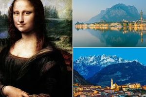 Ngọn núi và cây cầu cung cấp manh mối về bối cảnh trong kiệt tác 'Mona Lisa' của Leonardo Da Vinci