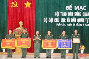 Bộ CHQS tỉnh Hà Tĩnh nhất toàn đoàn hội thao bắn súng